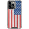 American Flag Distressed iPhone 14 Pro Clear Case
